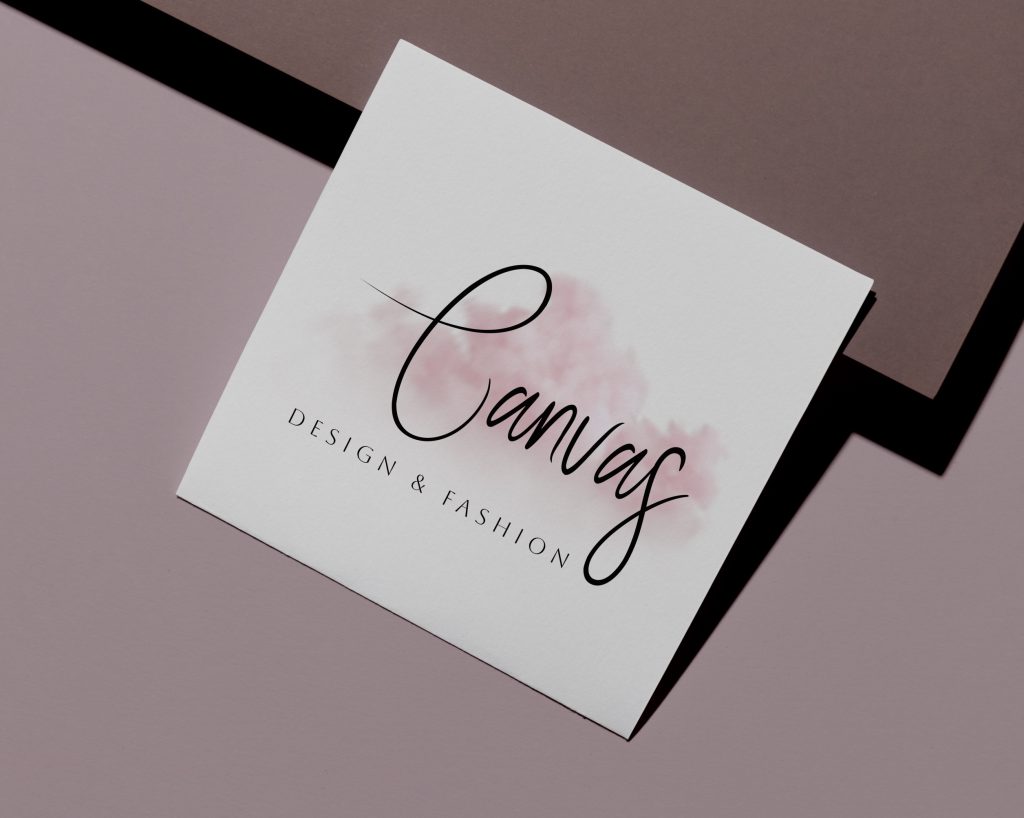 logo Canvas design&fashion, projekt loga agencji OXY