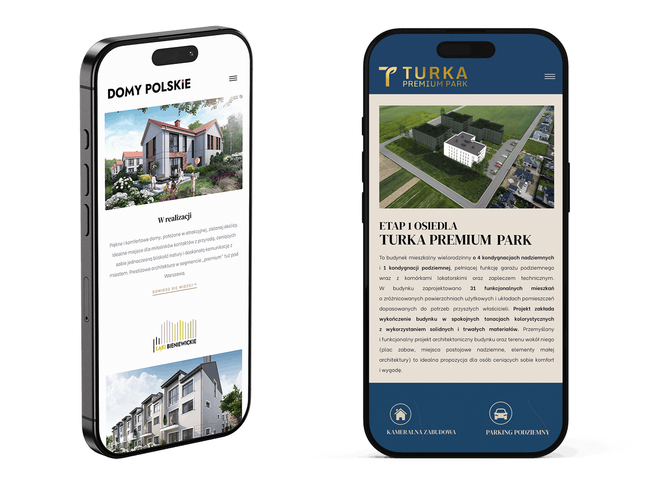 Strony internetowe dla deweloperów – mobile