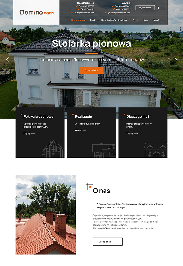 DOMINODACH – Pokrycia dachowe